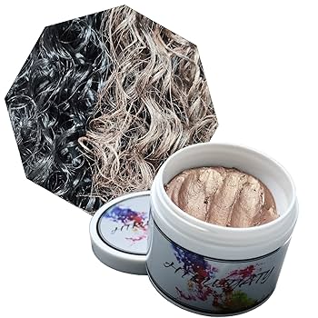 Amazon | 一時的なヘアカラーワックスナチュラルヘアダイ